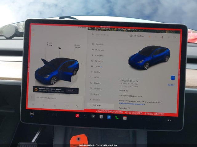 2023 TESLA MODEL Y 7SAYGDEE9PA123219 Photo 6
