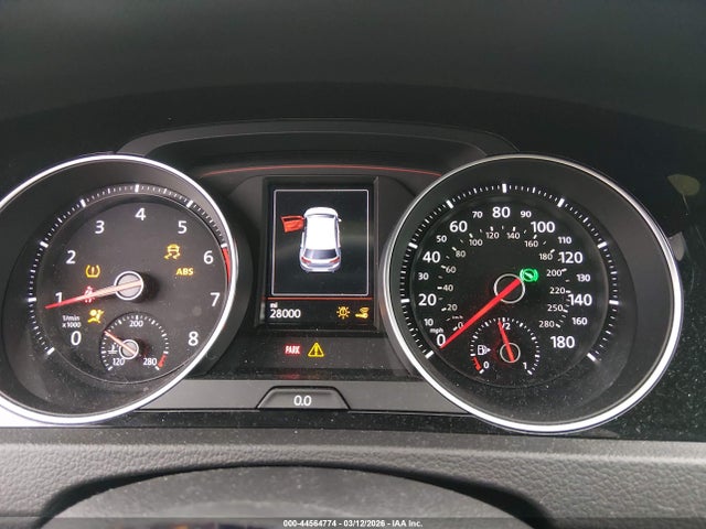 44564774 :رقم المزاد ، 3VW6T7AU2LM002150 vin ، 2020 Volkswagen Golf Gti 2.0t Se مزاد بيع