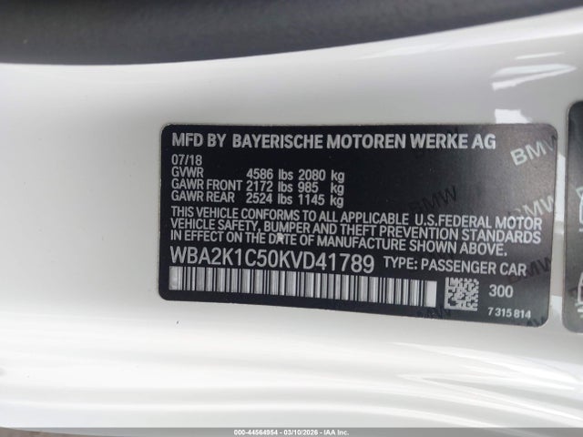2019 BMW 230I WBA2K1C50KVD41789 Photo 8