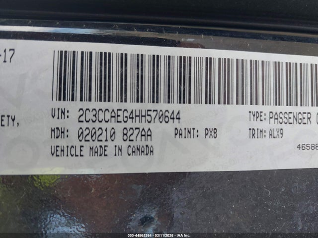 2017 CHRYSLER 300C 2C3CCAEG4HH570644 Photo 8