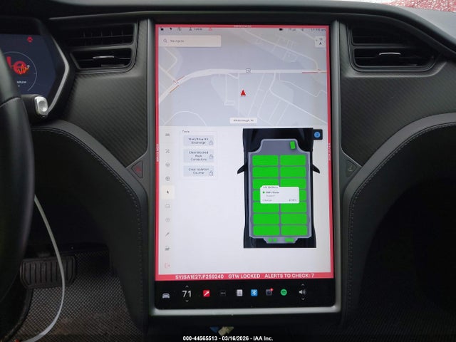 44565513 :رقم المزاد ، 5YJSA1E27JF259240 vin ، 2018 Tesla Model S 100d/75d/p100d مزاد بيع