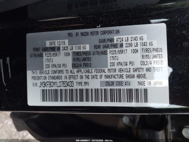 2020 MAZDA CX-5 JM3KFBCM1L0763433 Photo 8