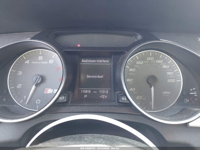 44565753 :رقم المزاد ، WAUVGAFH2CN004527 vin ، 2012 Audi S5 3.0 Premium Plus مزاد بيع