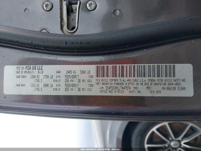 Продажа на аукционе авто 2018 Dodge Journey Se, vin: 3C4PDCAB1JT447574, номер лота: 44565851