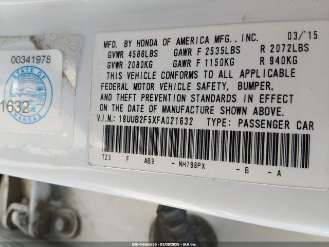 2015 Acura Tlx V6 Tech მანქანა იყიდება აუქციონზე, vin: 19UUB2F5XFA021632, აუქციონის ნომერი: 44565855