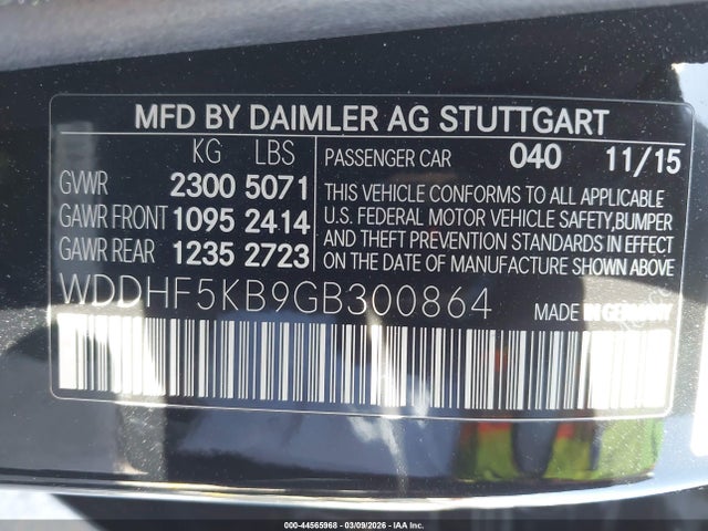 2016 MERCEDES-BENZ E 350 WDDHF5KB9GB300864 Photo 8