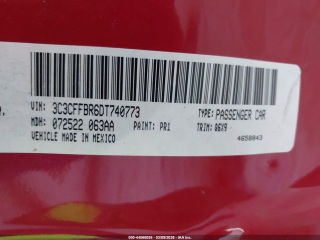 2013 FIAT 500 3C3CFFBR6DT740773 Photo 8