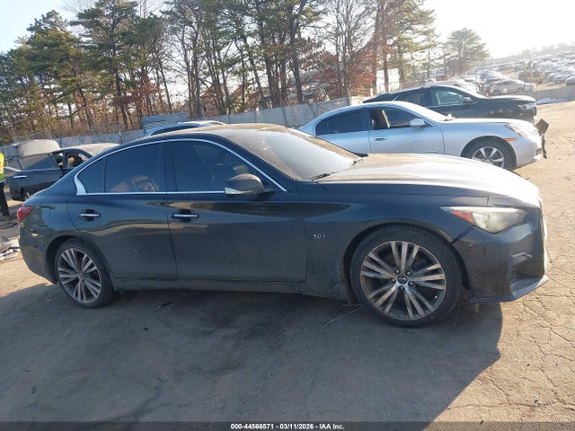 2018 Infiniti Q50 3.0t Sport მანქანა იყიდება აუქციონზე, vin: JN1EV7AR9JM437506, აუქციონის ნომერი: 44566571