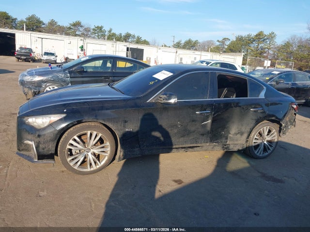 2018 Infiniti Q50 3.0t Sport მანქანა იყიდება აუქციონზე, vin: JN1EV7AR9JM437506, აუქციონის ნომერი: 44566571