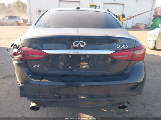 2018 Infiniti Q50 3.0t Sport მანქანა იყიდება აუქციონზე, vin: JN1EV7AR9JM437506, აუქციონის ნომერი: 44566571
