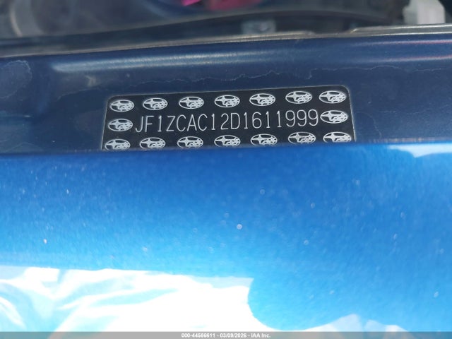 2013 SUBARU BRZ JF1ZCAC12D1611999 Photo 8