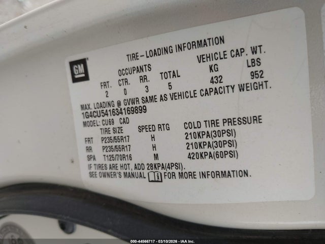 2003 BUICK PARK AVENUE 1G4CU541634169899 Photo 8