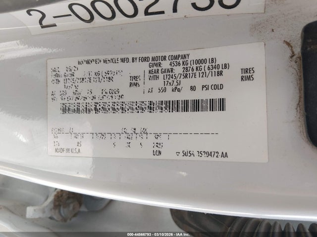 Aukcja sprzedaży 2020 Ford F-250 Xl, vin: 1FD7W2B60LED61130, numer aukcji: 44566793