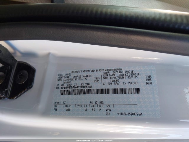 Ford E-350 Cutaway 2026 1FDWE3FN4TDD01248 Image 9