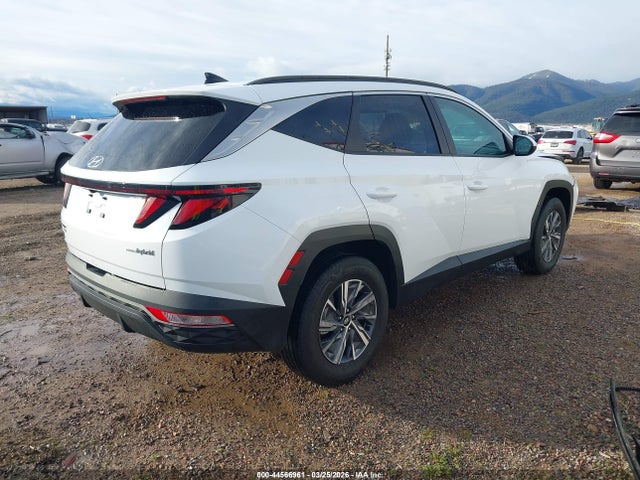 44566961 :رقم المزاد ، KM8JBCD13RU210855 vin ، 2024 Hyundai Tucson Hybrid Blue مزاد بيع