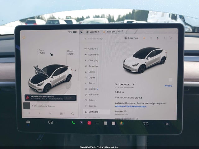2024 TESLA MODEL Y 7SAYGDED1RF213154 Photo 6