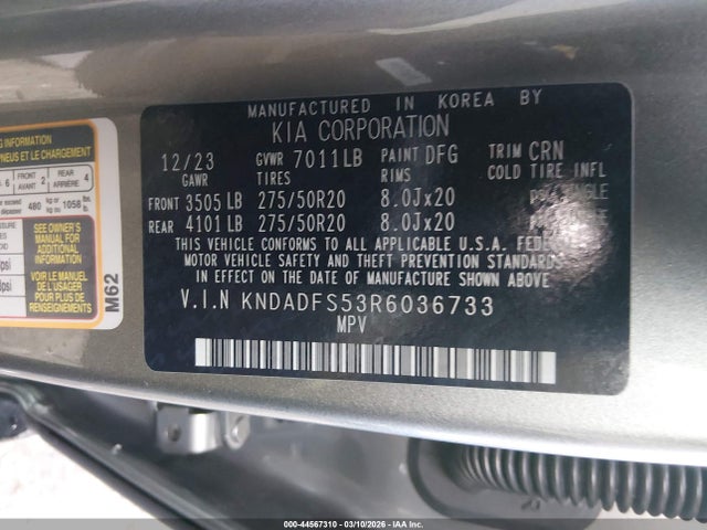 2024 KIA EV9 KNDADFS53R6036733 Photo 8