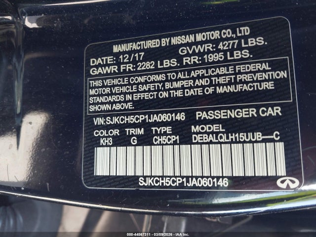 2018 INFINITI QX30 SJKCH5CP1JA060146 Photo 8