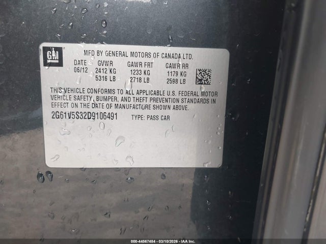 2013 CADILLAC XTS 2G61V5S32D9106491 Photo 8