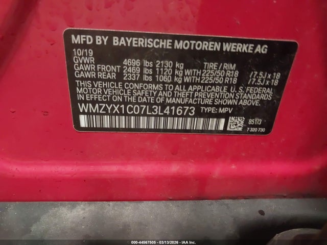 2020 MINI COUNTRYMAN WMZYX1C07L3L41673 Photo 8