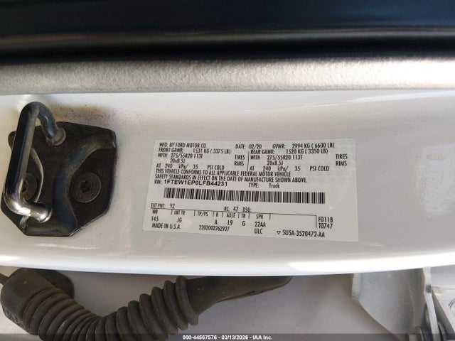 1FTEW1EP0LFB44231 Ford F-150 Xl