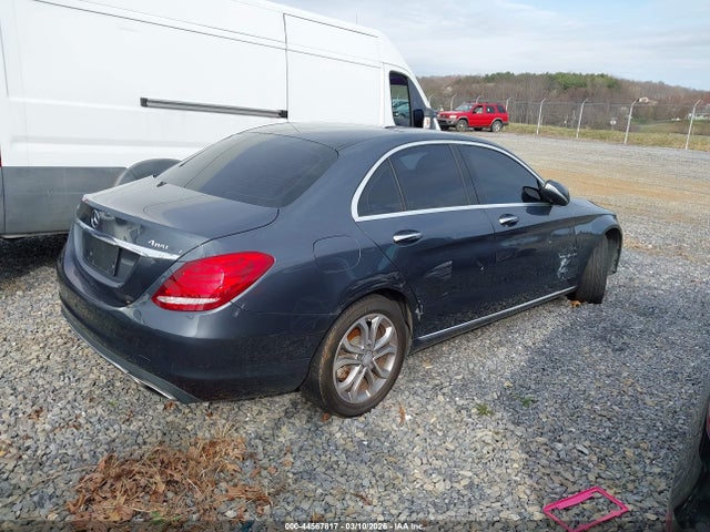 44567817 :رقم المزاد ، 55SWF4KBXFU058351 vin ، 2015 Mercedes-benz C 300 4matic مزاد بيع