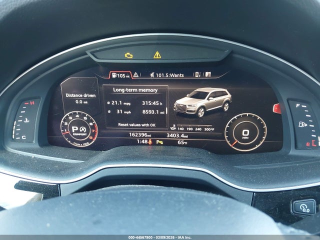 44567900 :رقم المزاد ، WA1LAAF78HD013002 vin ، 2017 Audi Q7 3.0t Premium مزاد بيع