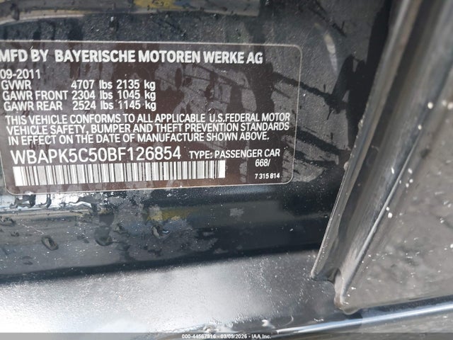 Aukcja sprzedaży 2011 Bmw 328i Xdrive, vin: WBAPK5C50BF126854, numer aukcji: 44567916