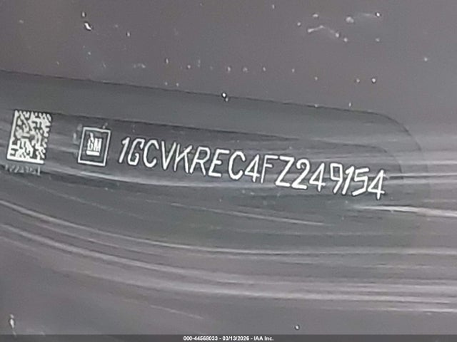 1GCVKREC4FZ249154 Chevrolet Silverado 1500 1lt