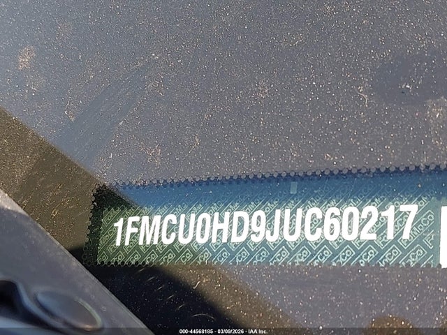 1FMCU0HD9JUC60217 Ford ESCAPE SEL