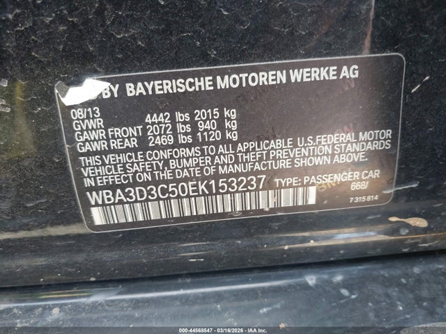 2014 BMW 328D WBA3D3C50EK153237 Photo 8