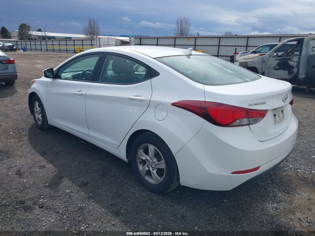 44568552 :رقم المزاد ، 5NPDH4AE0FH563329 vin ، 2015 Hyundai Elantra Se مزاد بيع
