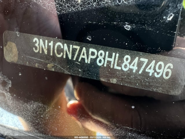 Nissan Versa 1.6 S 2017 3N1CN7AP8HL847496 Image 9