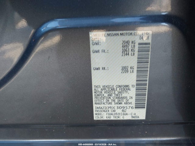 2018 NISSAN LEAF 1N4AZ1CP9JC309576 Photo 8