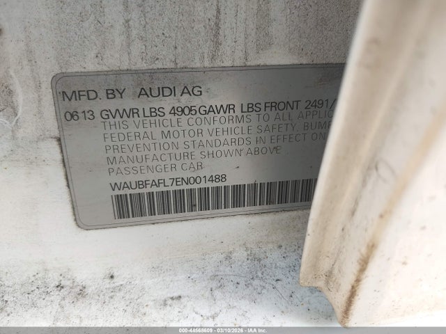 2014 AUDI A4 WAUBFAFL7EN001488 Photo 8