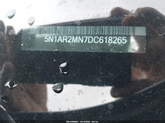 44568921 :رقم المزاد ، 5N1AR2MN7DC618265 vin ، 2013 Nissan Pathfinder Sv مزاد بيع