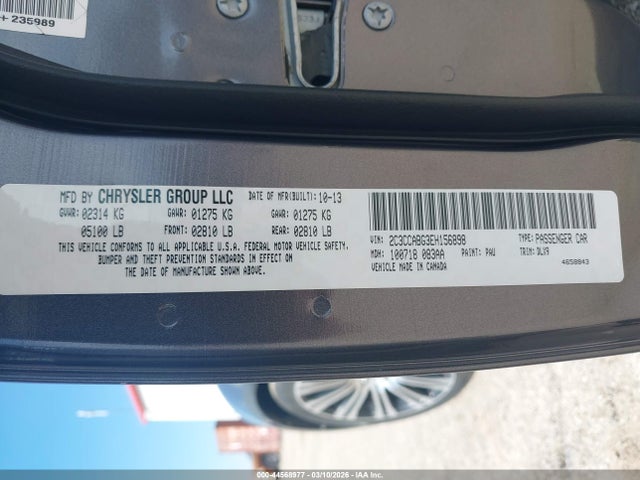 2014 CHRYSLER 300 2C3CCABG3EH156898 Photo 8