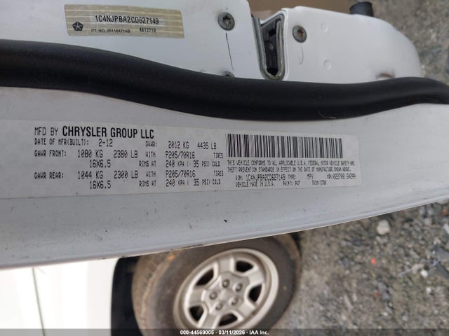 2012 JEEP PATRIOT 1C4NJPBA2CD627149 Photo 8