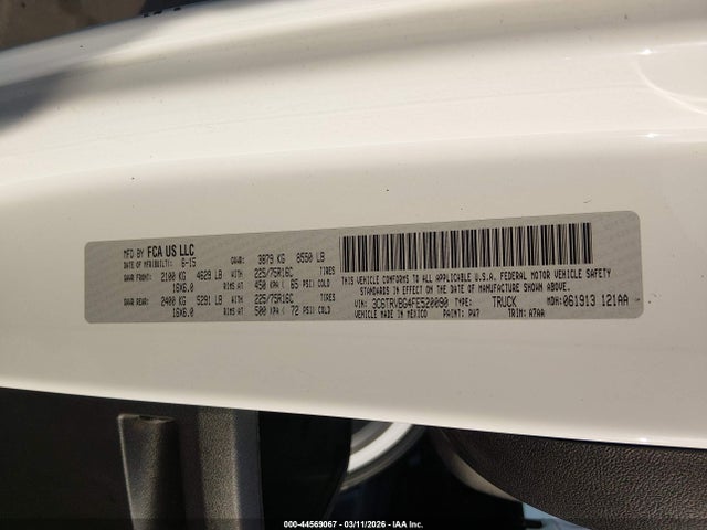 2015 RAM PROMASTER 1500 3C6TRVBG4FE520090 Photo 8