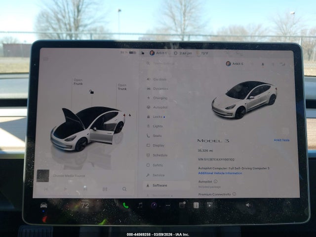 Продажа на аукционе авто 2023 Tesla Model 3 Rear-wheel Drive, vin: 5YJ3E1EAXPF661102, номер лота: 44569258
