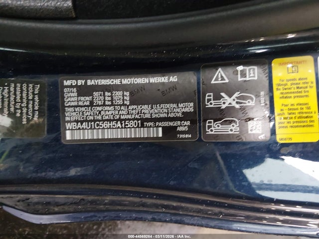 2017 BMW 440I WBA4U1C56H5A15801 Photo 8