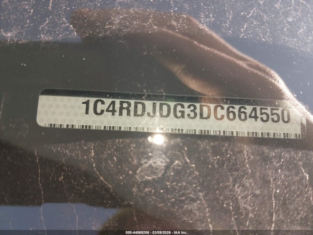Продажа на аукционе авто 2013 Dodge Durango Crew, vin: 1C4RDJDG3DC664550, номер лота: 44569286