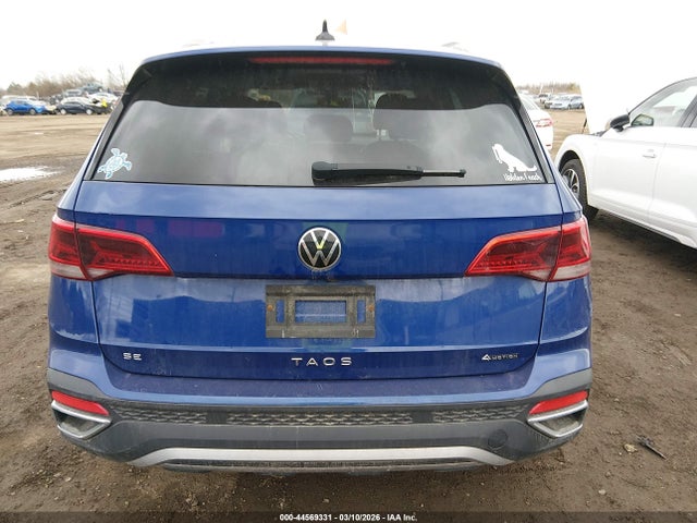 Aukcja sprzedaży 2022 Volkswagen Taos 1.5t Se, vin: 3VVPX7B20NM038254, numer aukcji: 44569331