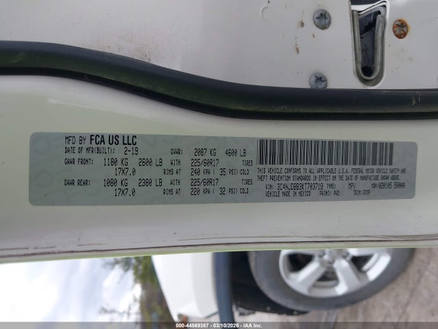 2019 JEEP COMPASS 3C4NJDBB3KT703719 Photo 8