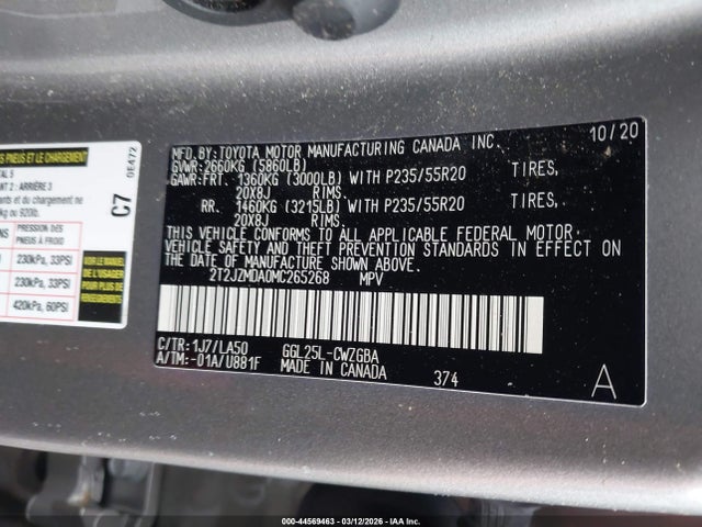 Продажа на аукционе авто 2021 Lexus Rx 350, vin: 2T2JZMDA0MC265268, номер лота: 44569463