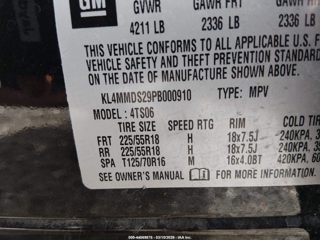 Продажа на аукционе авто 2023 Buick Encore Gx Select Fwd, vin: KL4MMDS29PB000910, номер лота: 44569878