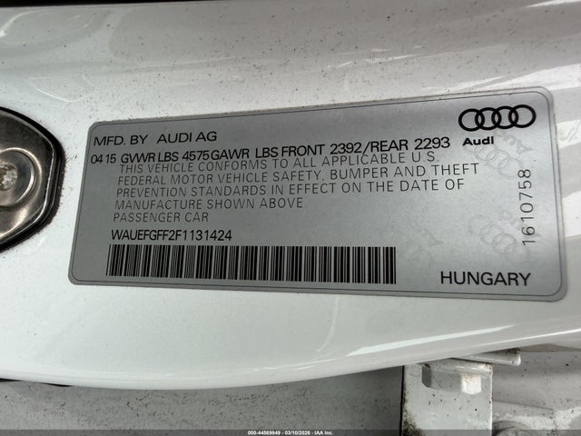 2015 AUDI A3 WAUEFGFF2F1131424 Photo 8