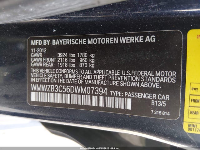 2013 MINI COUNTRYMAN WMWZB3C56DWM07394 Photo 8