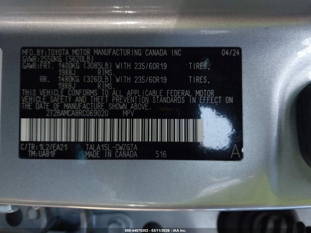 2024 LEXUS RX 350 2T2BAMCA8RC069020 Photo 8