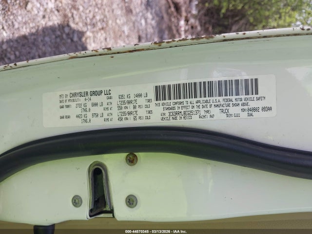 Продаж на аукціоні авто 2014 Ram 3500 Laramie, vin: 3C63RRML8EG251371, номер лоту: 44570345